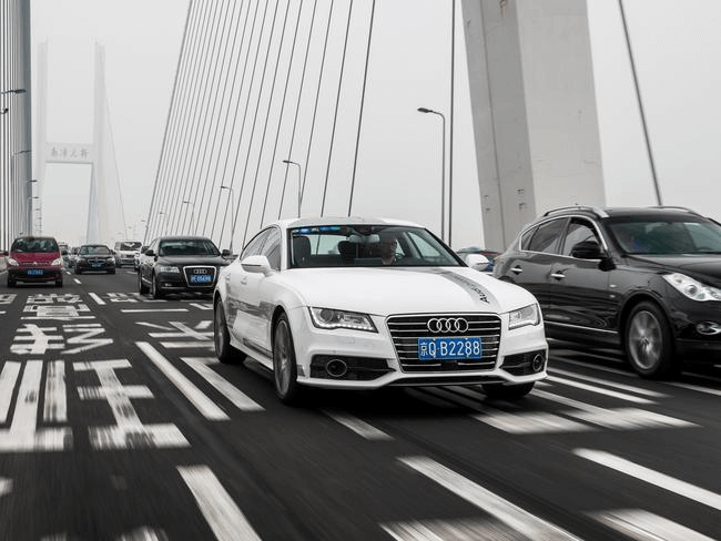 Audi A8 ride