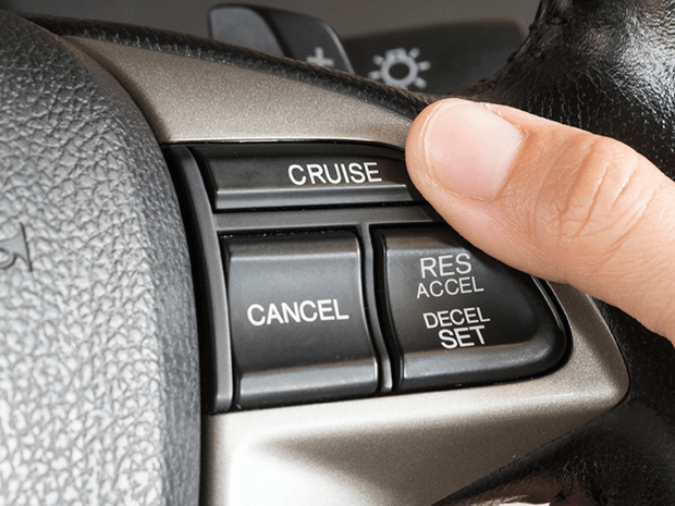 Turn Off the Cruise Control for driving in snow
