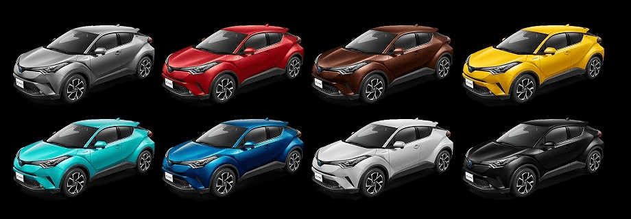Toyota C-HR 2023 colors